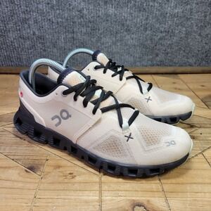 On Cloud X 3 Womens Size 9 Fawn / Magnet Athletic Running Walking Shoes Sneakers